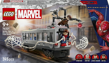 Lego 76321 Marvel Spider-Man vs. Doc Ock Subway Train Scene