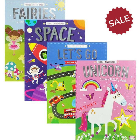 Little Adventures Sticker Activity Books, Assorted