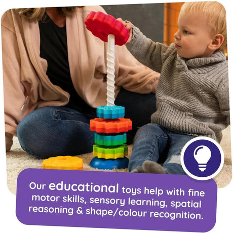 Fat Brain Toys: Little Brainies Spin Again Toddler Toy