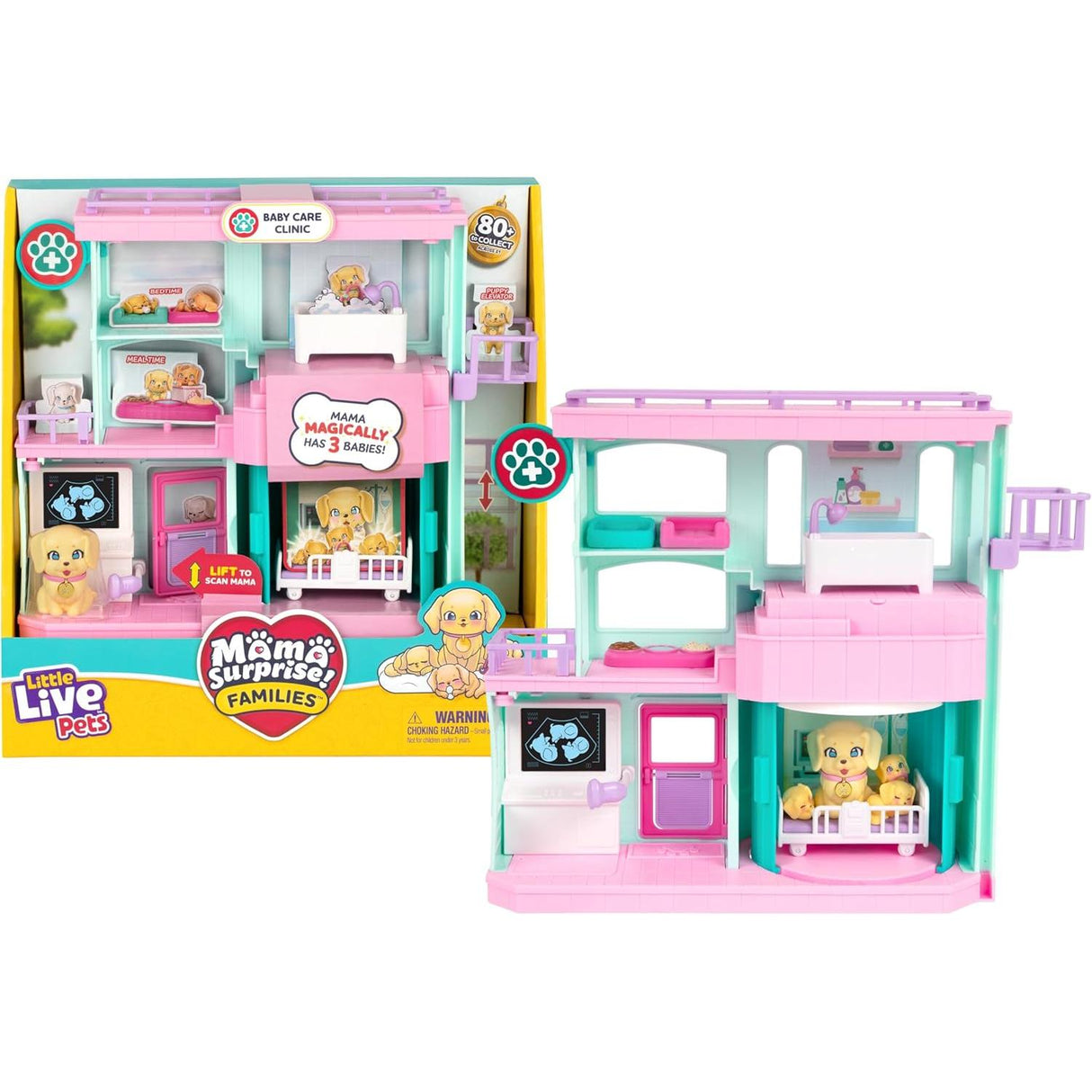 Little Live Pets Mama Surprise Families Baby Care Clinic