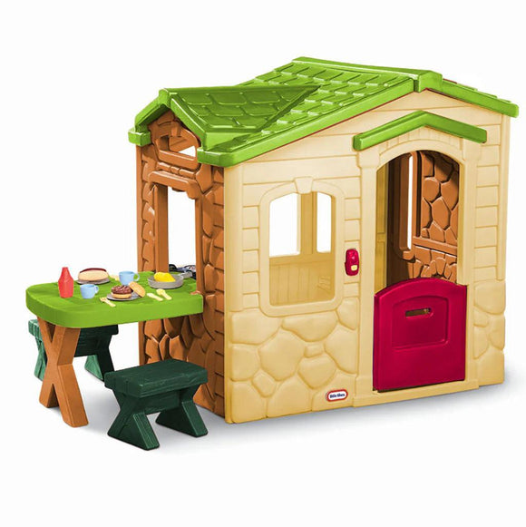 Little Tikes Picnic on the Patio Playhouse Natural