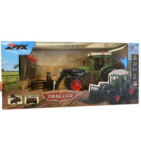 MX Remote Control Tractor with Bale Grab 1:24