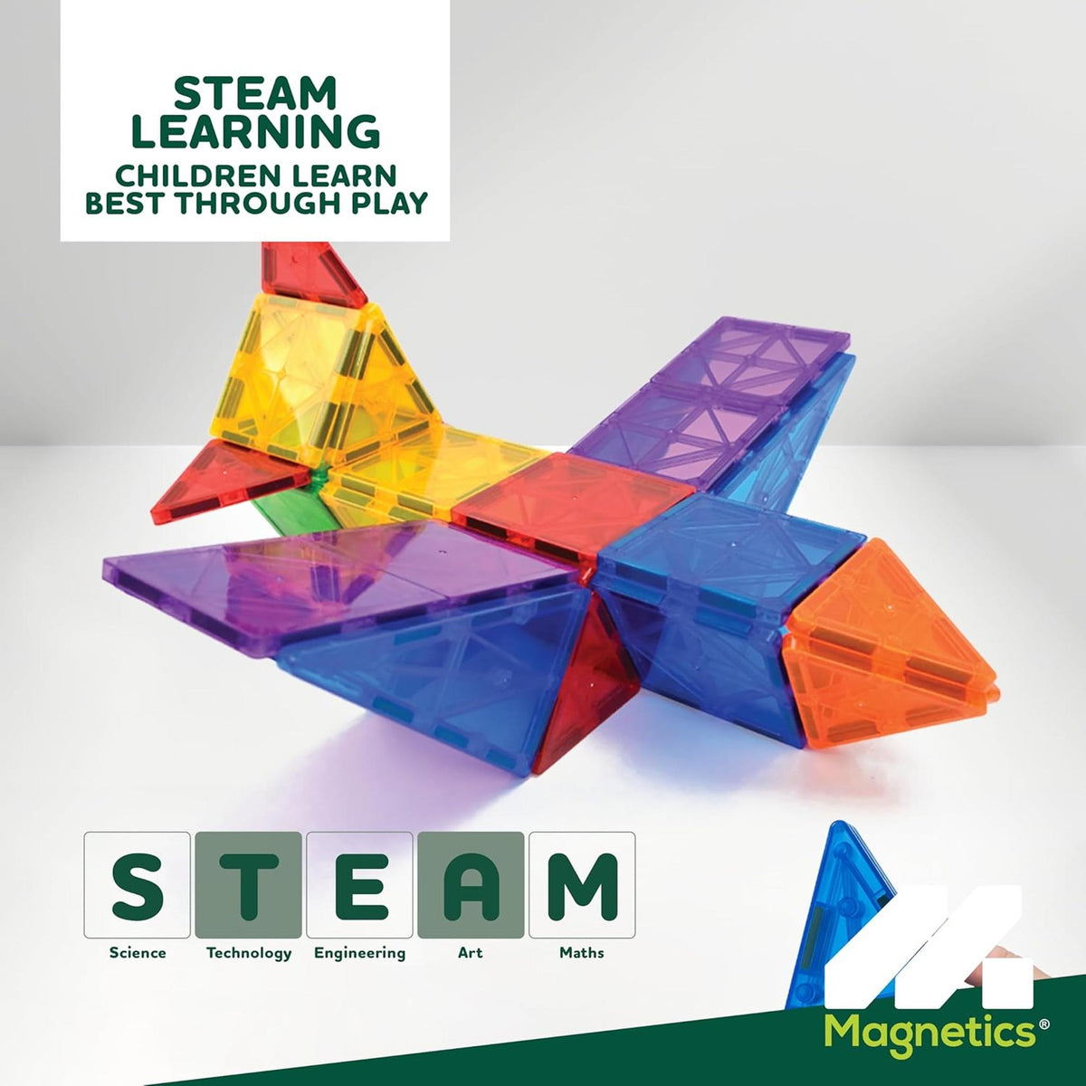 Magnetic Tiles Set 70-pcs