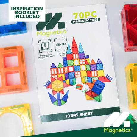 Magnetic Tiles Set 70-pcs
