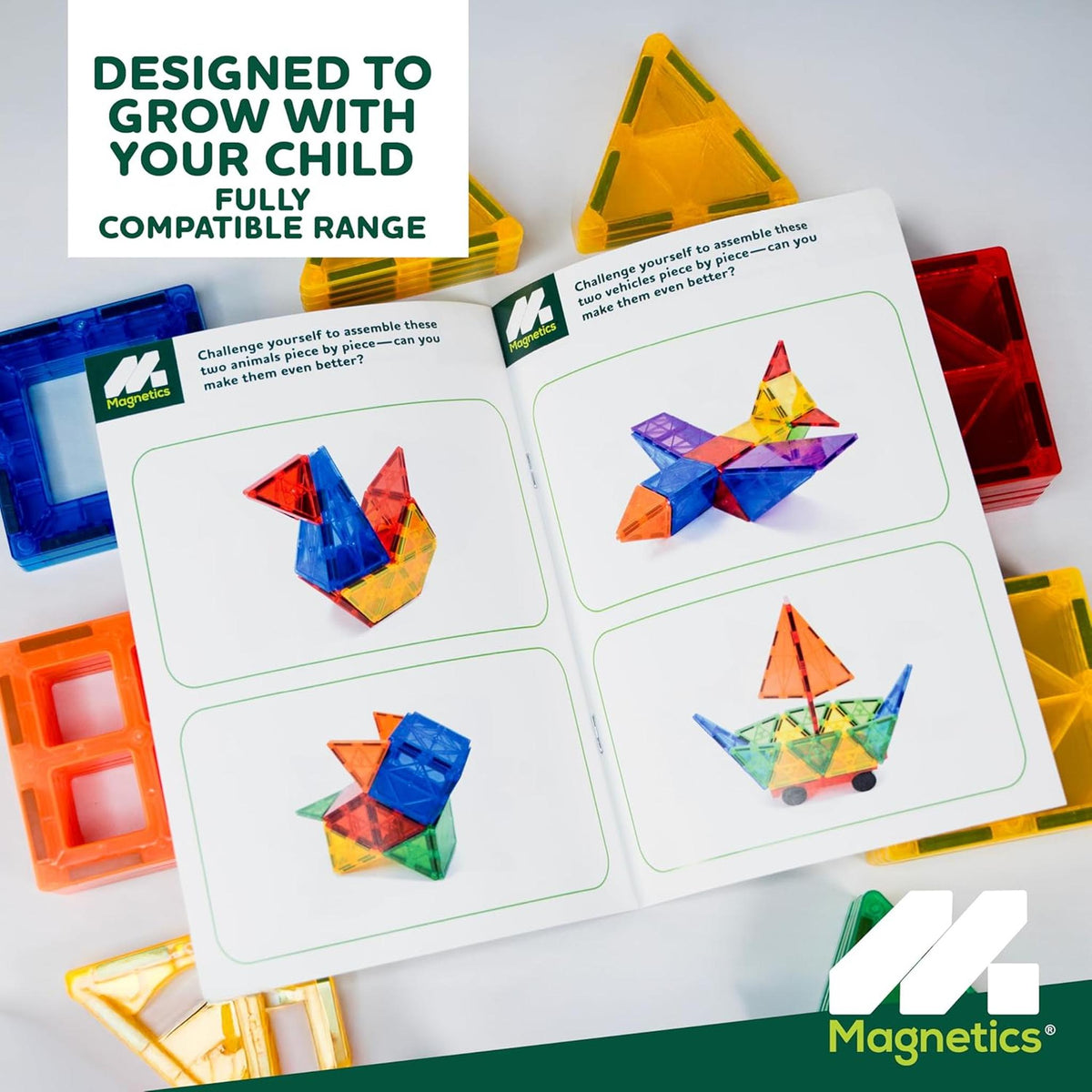 Magnetic Tiles Set 70-pcs