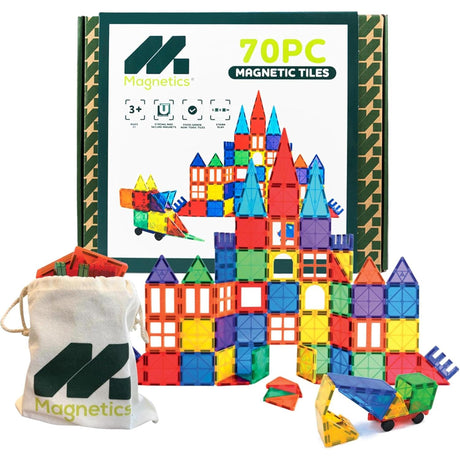 Magnetic Tiles Set 70-pcs