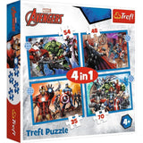 Marvel Avengers 4-in-1 Puzzles