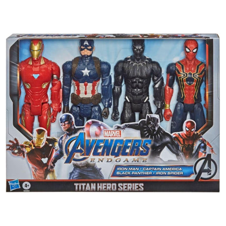 Marvel Avengers Titan Hero Series 12-Inch Action Figure Set 4 Pack