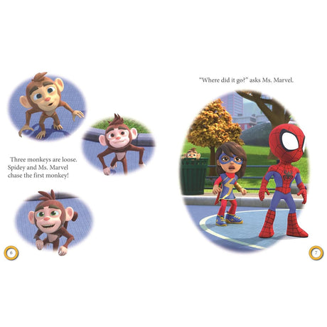 Marvel Spidey and his Amazing Friends: Monkeying Around! Book