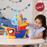 Marvel Spidey and his Amazing Friends Water-Webs Ahoy Bubble Pirate Ship