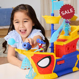 Marvel Spidey and his Amazing Friends Water-Webs Ahoy Bubble Pirate Ship