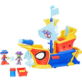 Marvel Spidey and his Amazing Friends Water-Webs Ahoy Bubble Pirate Ship