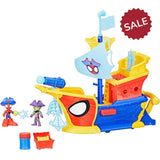 Marvel Spidey and his Amazing Friends Water-Webs Ahoy Bubble Pirate Ship