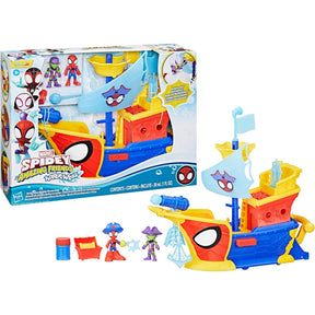 Marvel Spidey and his Amazing Friends Water-Webs Ahoy Bubble Pirate Ship