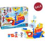 Marvel Spidey and his Amazing Friends Water-Webs Ahoy Bubble Pirate Ship