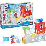 Marvel Spidey and his Amazing Friends Water-Webs Spidey Island Playset