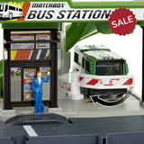Matchbox Action Drivers Playset - Bus Station with MBX City Bus 1:64