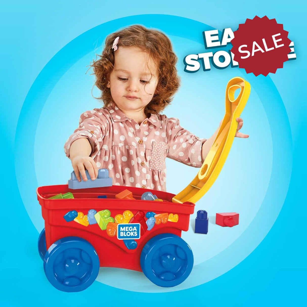 Mega Bloks Pull 'n Play Wagon