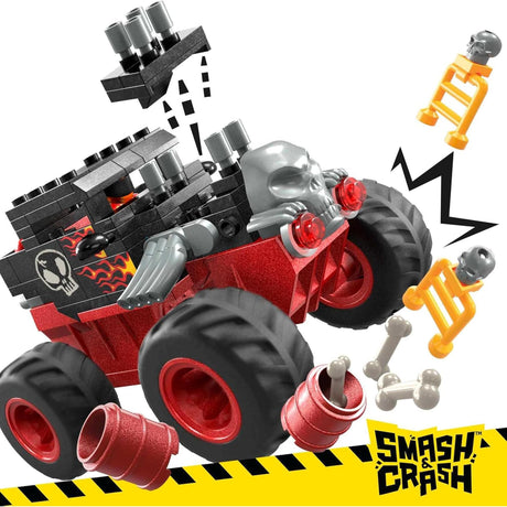Mega Hot Wheels Monster Trucks Bone Shaker Crush Course
