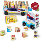 Melissa & Doug PAW Patrol ABC Wooden Block Truck