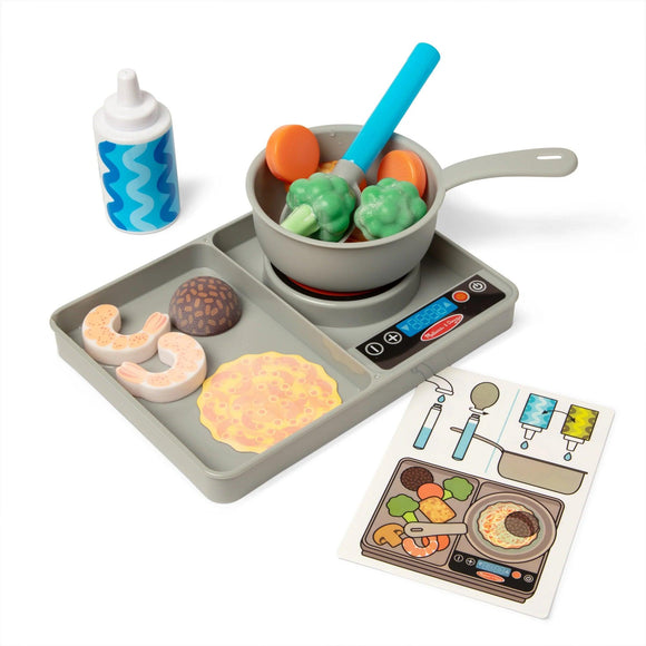 Melissa & Doug: Simmer & Stir Stove-Top Playset