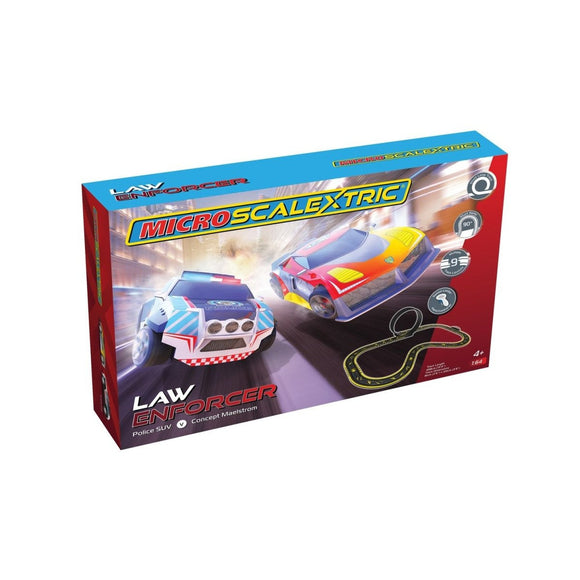 Micro Scalextric Law Enforcer Mains Powered Race Set