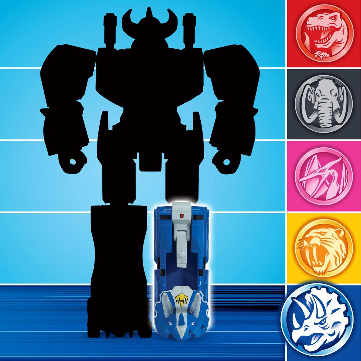 Mighty Morphin Power Rangers Re-Ignition Combinable Dinozord - Triceratops