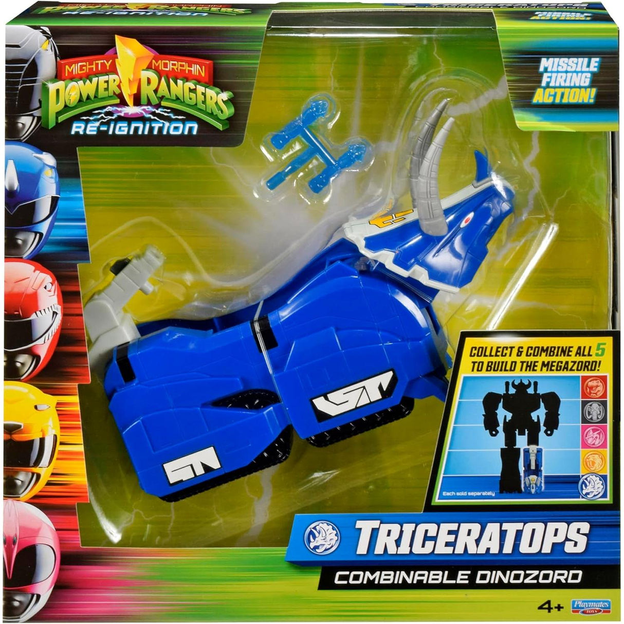 Mighty Morphin Power Rangers Re-Ignition Combinable Dinozord - Triceratops