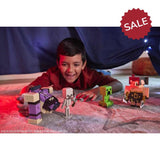 Minecraft Legends Creeper vs. Piglin Bruiser 3-inch Figures