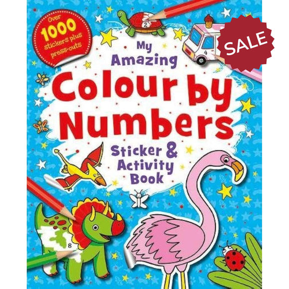 My Amazing Colour by Numbers Sticker & Activity Book
