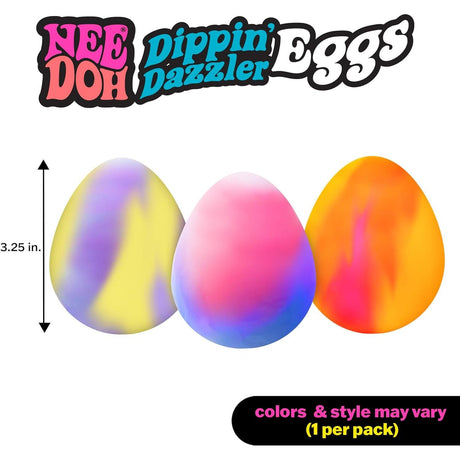 NeeDoh Dippin' Dazzler Colour-Change Egg, Assorted