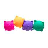 NeeDoh Teenie Cool Cats - Mini Fidget Toy 4 Pack