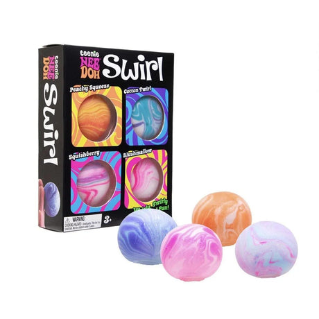 NeeDoh Teenie Swirl 4-Pack