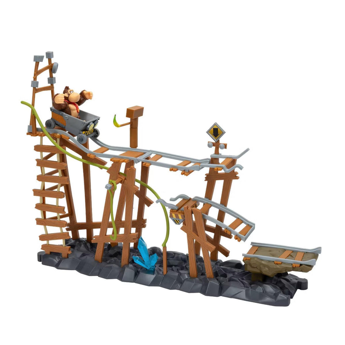 Nintendo Donkey Kong Mine Cart Adventure Playset