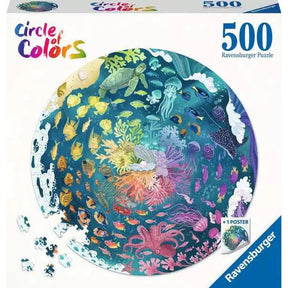 Ocean: Circle of Colours 500-piece Circular Puzzle