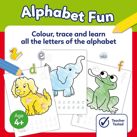 Orchard Toys ABC Sticker Colouring Book
