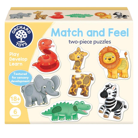 Orchard Toys Match & Feel 2 Piece Puzzle
