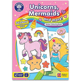 Orchard Toys Unicorns, Mermaids and More! Sticker Colouring Book