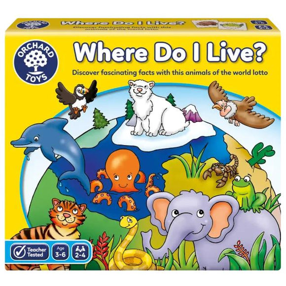 Orchard Toys Where Do I Live? Game