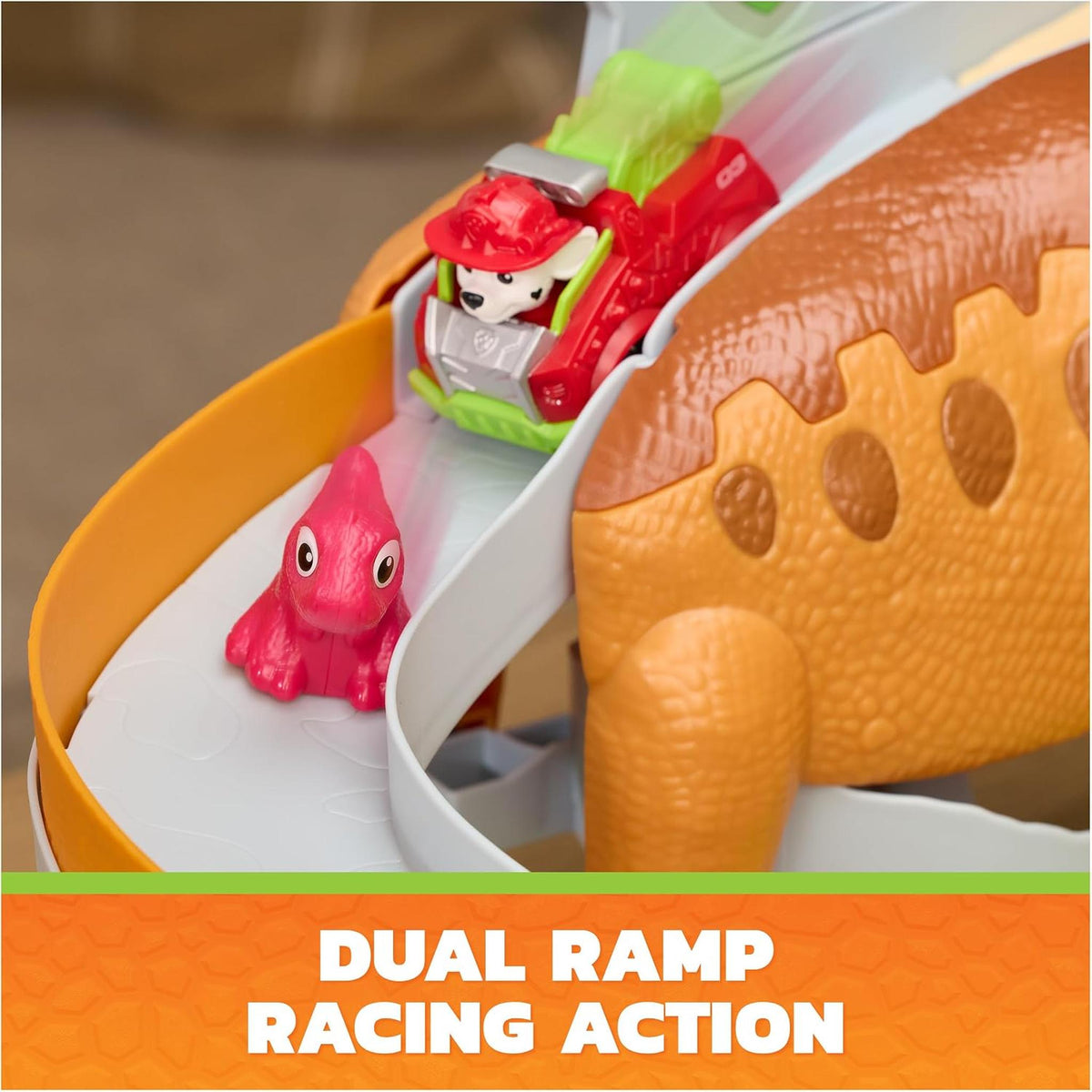PAW Patrol: The Dino Movie Lift & Race Dino Playset