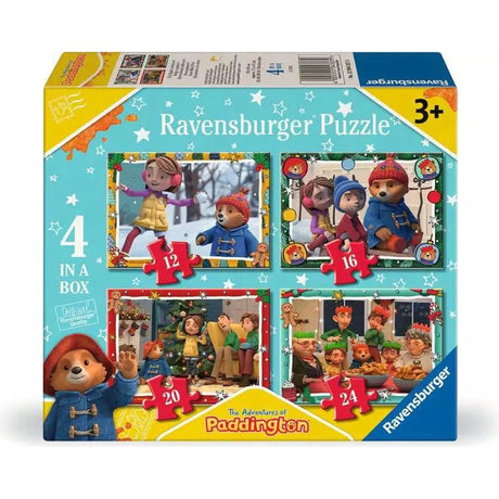 Paddington Bear Christmas 4-in-a-Box Puzzles