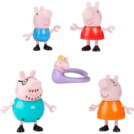 Peppa Pig Family of 5 Figure Pack