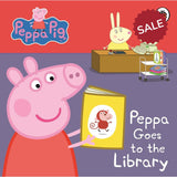 Peppa Pig: Peppa Goes to the Library Board Book