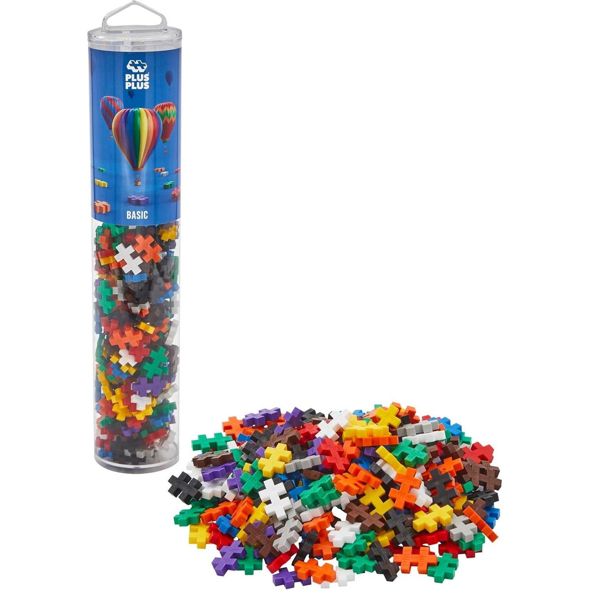 Plus-Plus Colour Mix Tube 240 pcs - Assorted Styles