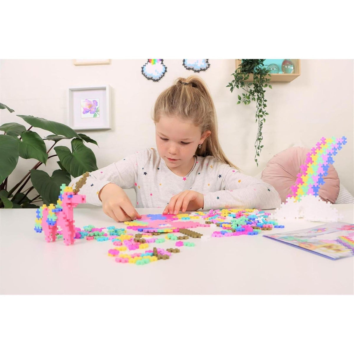 Plus-Plus Learn to Build Box 240 pcs - Unicorns