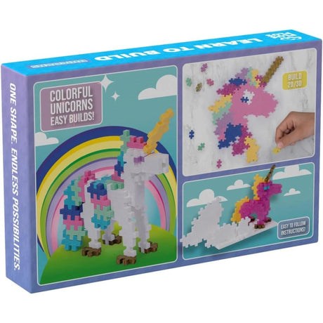 Plus-Plus Learn to Build Box 240 pcs - Unicorns
