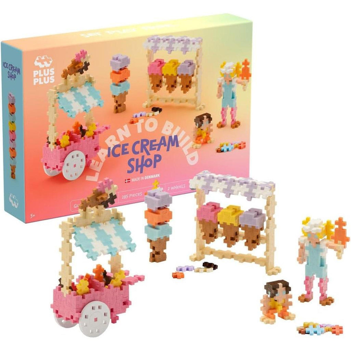 Plus-Plus Learn to Build Box 285 pcs - Ice Cream Shop