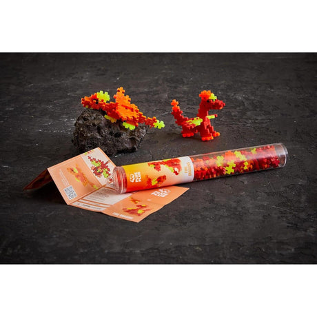 Plus-Plus Tube 100 pcs - Fire Dragons
