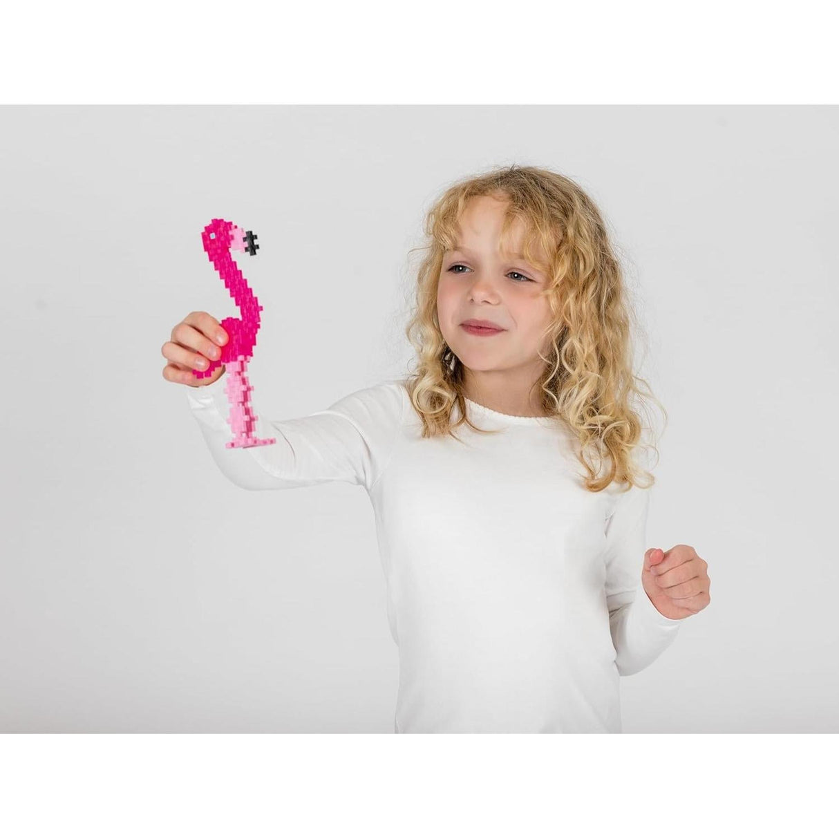 Plus-Plus Tube 100 pcs - Flamingo