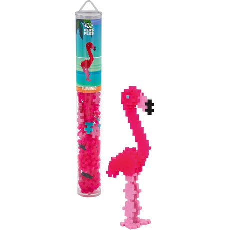Plus-Plus Tube 100 pcs - Flamingo